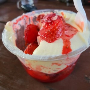 Fresas con Natilla