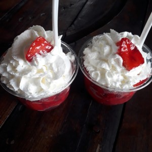 Fresas con Crema