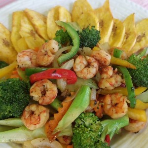 Shrimp & vegetables