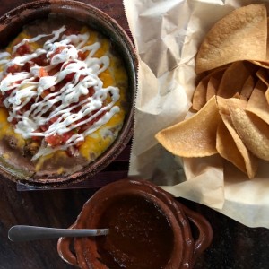 Nachos con carne de res! 