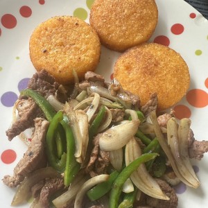 Encebollado con tortillas - Desayuno 