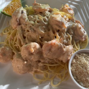 Pasta de camarones