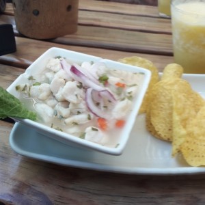 ceviche de pescado 