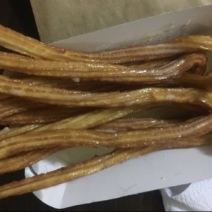 Churros con Leche Condensada