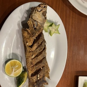 Pescado frito