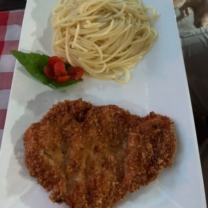 milanesa de pollo