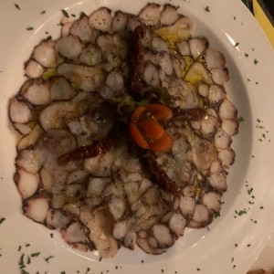 Carpaccio de pulpo