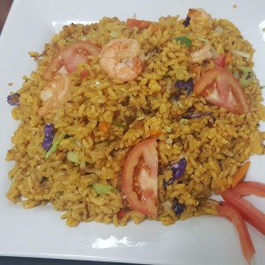 arroz con camaron 