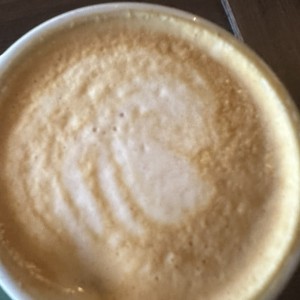 Latte con sabor a amaretto