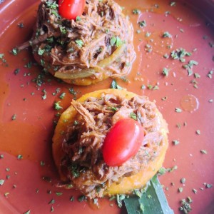 Tortilla con ropa vieja 