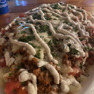 Nachos de carne 