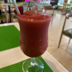 Batido de fresa