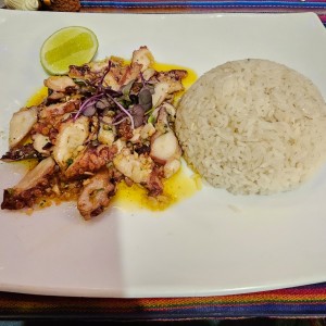 Pulpo al ajillo