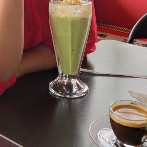 Espresso y Frape Matcha