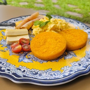 Desayuno con tortillas