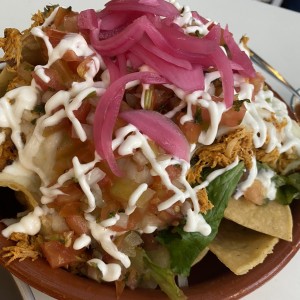 Nachos de pollo