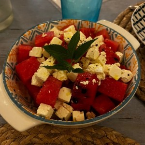 Sandia con Feta