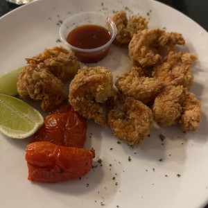 Camarones crispy a la cajun