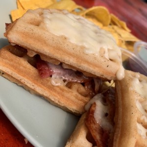 waffle sandwich