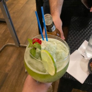 Limonada con hierbabuena 