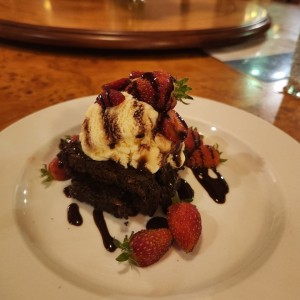 el mejor, brownie con helado