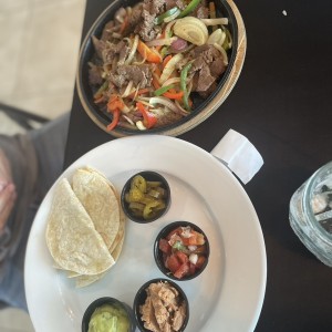 fajitas de carne