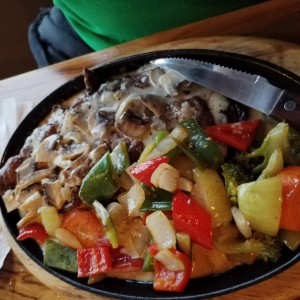 Ribeye En Salsa de Hongos