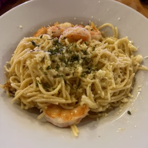 Pasta de camarones al oleo