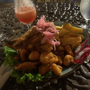 Ceviche frito 