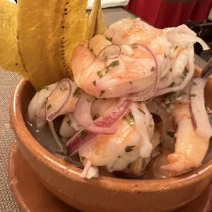 ceviche de langostinos 
