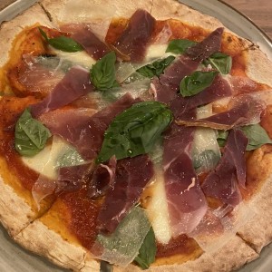 Pizza de prosciutto