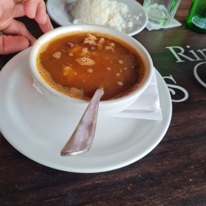 Sopa de mariscos