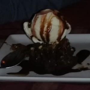 Brownie con Helado