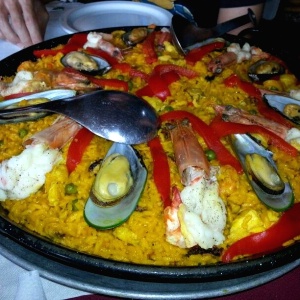 Arroz con langosta