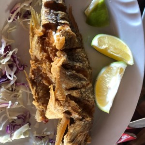 Pargo frito