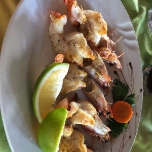 Langostinos en mantequilla