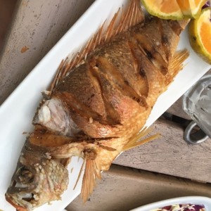 Pargo frito