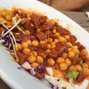 Garbanzos con chorizo