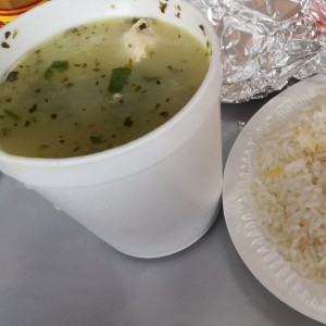 sancocho con arroz