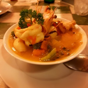 cazuela de mariscos