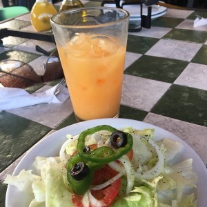 jugo de naranja con zanahoria