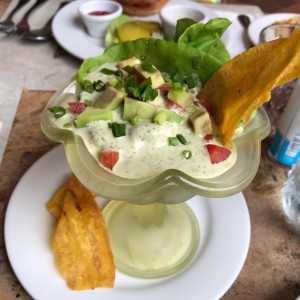 Ceviche de camarones 