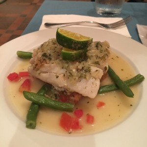 Corvina a la Ajillo