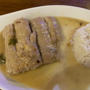 dorado en mantequilla con arroz 