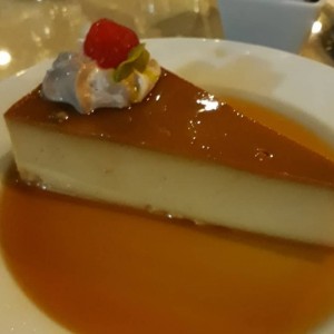 Flan de la casa