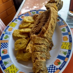 Pescado frito, "mediano"