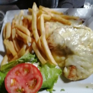 Pollo gratinado 