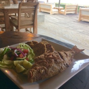 Pescado frito