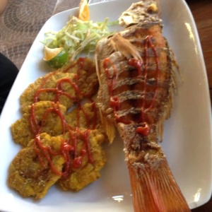 Pargo frito