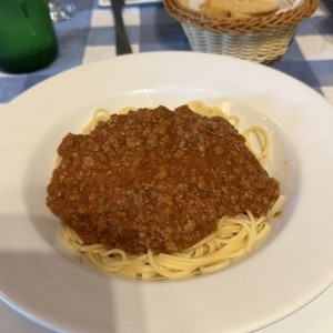 Pasta boloñesa 